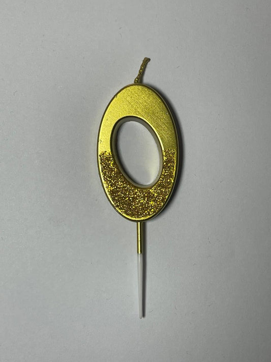 свічка цифра "0"