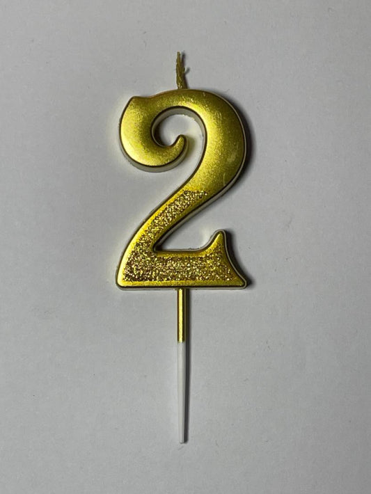 свічка цифра "2"