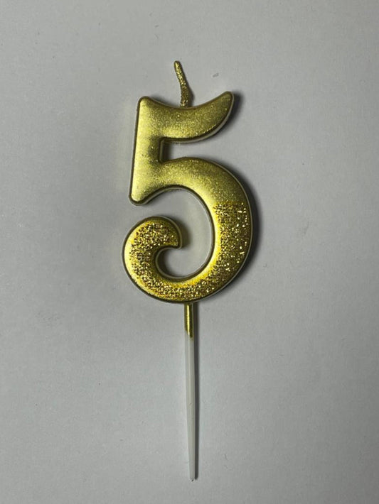 свічка цифра "5"
