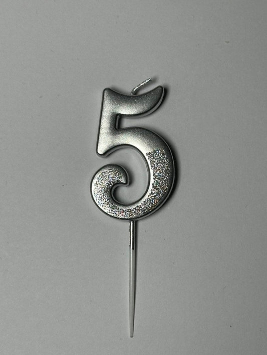 свічка цифра "5"