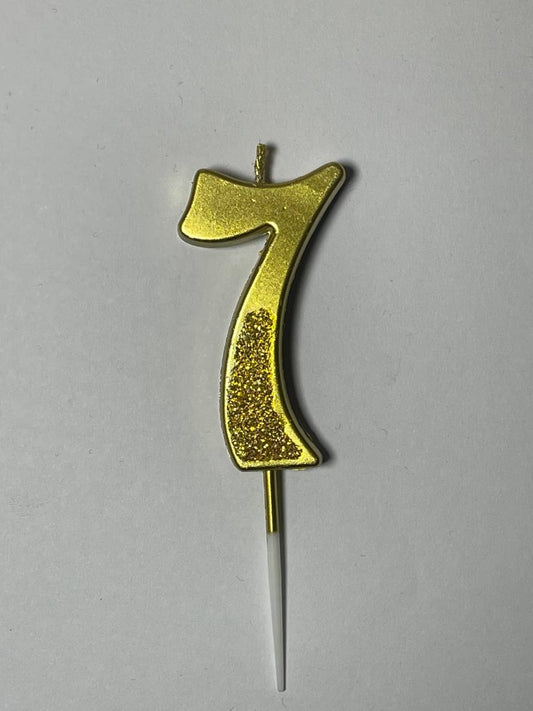 свічка цифра "7"