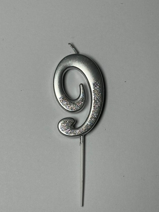 свічка цифра "9"