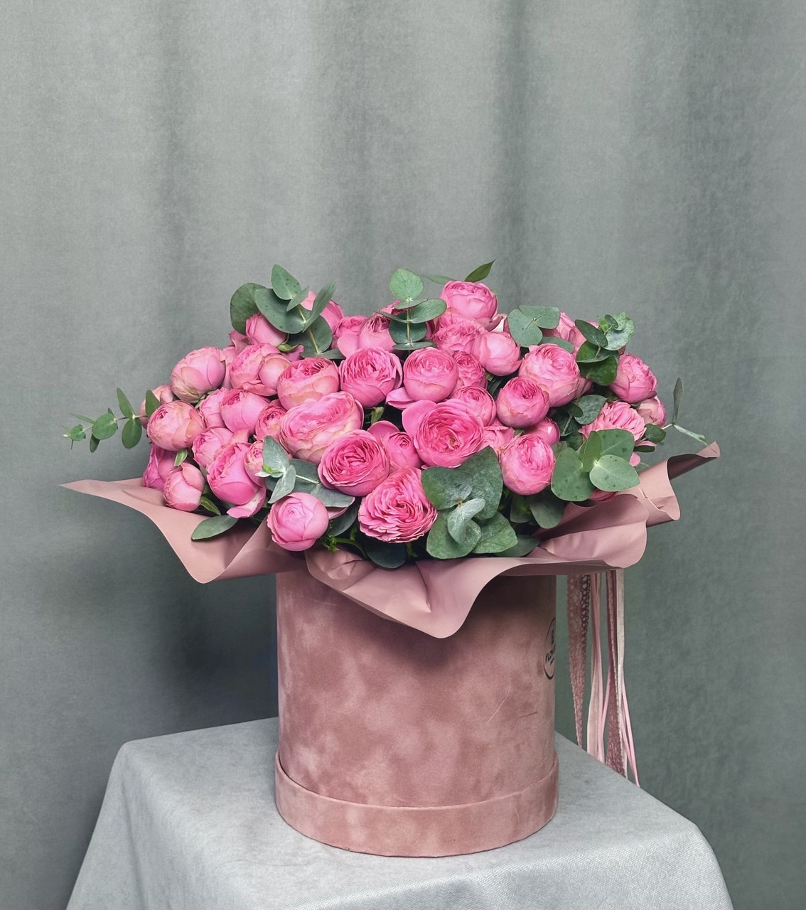 Коробка Рожевий вельвет