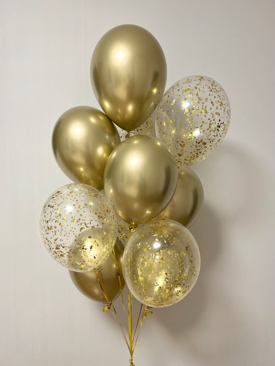 Сет гелевих кульок Золото